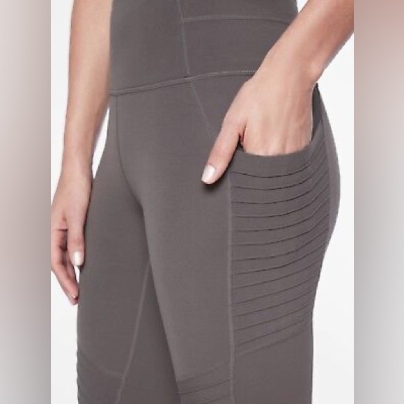 Athleta Stash Pocket Moto Tight - Picture 4 of 10